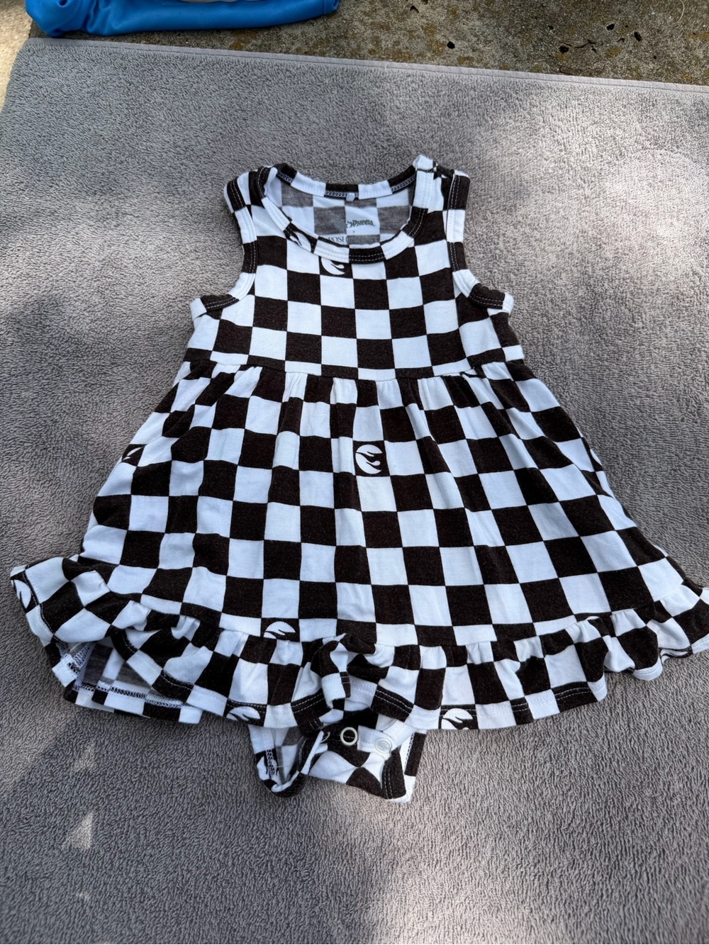 Posh Peanut Infant Hotwheels Bamboo Bodysuit Dress